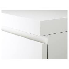 Ikea drawer with desk hack. Malm Desk White 55 1 8x25 5 8 Ikea
