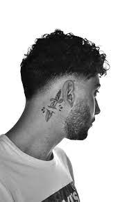 Hairstyles For Men Fire Tattoo Behind Ear Tattoo Ear Tattoo