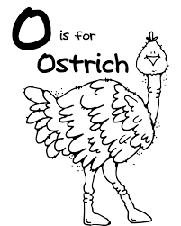 Printable book for early readers a short, printable book about african animal early readers. O Is For Ostrich Zoo Animal Coloring Pages Animal Coloring Pages Alphabet Coloring Pages