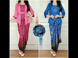 Dari pengrajin batik indonesia yang terbaik, ananta batik harapkan dapat di. Inspirasi Model Baju Kebaya Modern Terbaik Setelan Kebaya Batik Indonesia Youtube