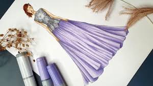 Oleh karenanya kamu bisa gunakan foto yang akan kita share buat. Evening Gown Fashion Illustration How To Draw Beautiful Dress Menggambar Desain Baju Pesta Youtube
