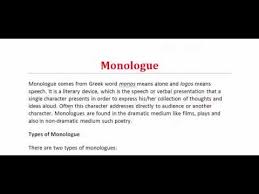 What is dramatic monologue in poetry. Dramatic Monologue Monologue Soliloquy What Is Monologue Figure Of Speech Literary Terms Youtube