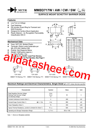 Check spelling or type a new query. Mmbd717w Datasheet Pdf Won Top Electronics