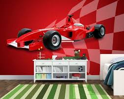 Boys bedroom decor childrens room decor bedroom ideas boy sports bedroom big boy bedrooms bedroom furniture wood bedroom. Wallpaper For Kids Bedroom Wall Red Sports Car