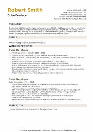 obiee developer resume samples qwikresume