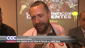 Marcos Acevedo Este sábado en Tafí Viejo se realiza el limón rock