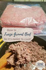 Frozen Ground Beef Then What How To Package Ground Beef For Freezer How To Freeze Ground Beef How To Cook Frozen Breakfast Recipes Easy Wholesome Food Food