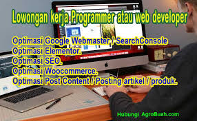 Jun 10, 2021 · langkah ini bertujuan untuk mengakselerasi program kerja igi guna meningkatkan kompetensi guru dalam ekosistem pendidikan digital di era industri 4.0. Lowongan Kerja Programmer Atau Developer Untuk Mengelola Website Agro Buah