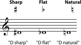 This symbol is usually seen only where an accidental such as a sharp or flat is expected, thus assuring the performer that the note should be played without such an accidental.the natural symbol alters the pitch of the note to which it is attached as well as any subsequent. 1 1 Pitch