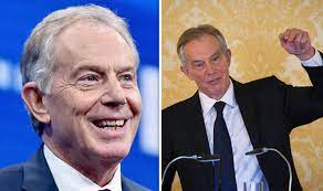 Mr blair was there to speak about politics. Labour Ex Leader Tony Blair Attempts To Turn Back Time By Reaching For The Hair Dye Uk News Express Co Uk
