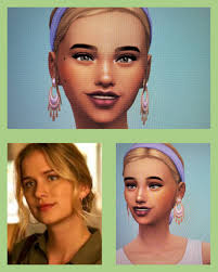 Saw this in a sims group... despite her eyes being 500 miles apart, does  anyone else see the resemblance to Evie?🤔