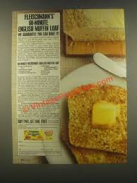 Mix rapidrise yeast with dry . Ea0720 1985 Fleischmann S Rapidrise Yeast Ad English Muffi English Muffin Bread Retro Recipes Recipes