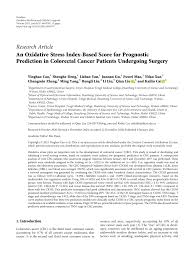 Kark (cancer ) lagna/ascendant january 2021 predictions kark rashifal monthly horoscope january 2021 cancer ascendant 2021 yearly prediction by amit kapoor  in english & hindi  kark rashi january 2021 | cancer january 2021. Pdf An Oxidative Stress Index Based Score For Prognostic Prediction In Colorectal Cancer Patients Undergoing Surgery