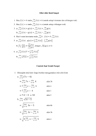 Limit fungsi aljabar lim limit x mendekati c dari suatu fungsi f(x) dapat ditulis x c f(x) dibaca limit x mendekati c dari f(x). Soal Soal Limit Dan Pembahasannya