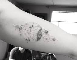 Dr Woo Tattoo Artist Half Needle Tattoo Planets Tatoeage Ideeen Tatoeage