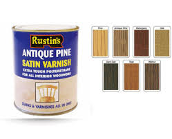 Rustins Polyurethane Coloured Varnish Stains Varnishes In One