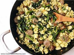 Orecchiette With Broccoli Rabe And Sausage Italian American Style Recipe Broccoli Rabe And Sausage Broccoli Rabe Healthy Italian Recipes