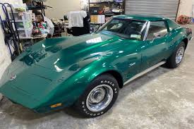 Image result for Blue Green 1973 Corvette