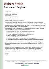Mechanical Engineer Cover Letter Examples - Qwikresume