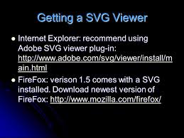 Scalable Vector Graphics Dietz Ellis 04 17 06 Svg Svg Is A Language For Describing Two Dimensional Graphics In Xml Svg Is A Language For Describing Ppt Download