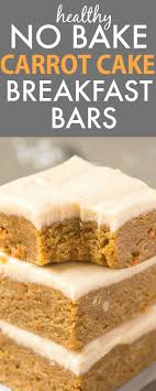 The 66 calorie bakewell cake. No Bake Carrot Cake Breakfast Bars Keto Vegan Paleo The Big Man S World