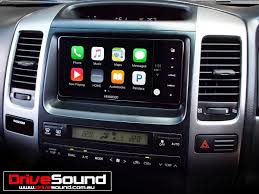 Toyota 120 Series Prado With Apple Carplay Installed By Drivesound Apple Car Play Toyota Land Cruiser 100 Lexus Gx470