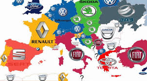 Među ovih državama najrazvijenije su one zapadne i sjeverne europe. Karta Najprodavanijih Auto Brendova Po Drzavama Evrope Vw Golf I Dalje Lider U Evropi