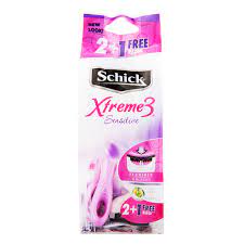We get that it's marketed towards women, because in the land of. Schick Women Disposable Razor Xtreme3 Sensitive Ntuc Fairprice