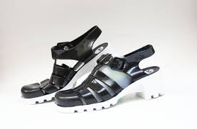 Gel Shoes Plastic Shoes Rubber Shoes Jelly Shoes 90s Sandals Shoes Vintage Sandals Size 41 Uk 8 Us 10 Gelly Recycled Plastic Summer Shoes