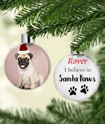 Personalized pet christmas ornaments make a great gift for anyone who loves pets. Personalised Pet Christmas Photo Bauble Abc Prints