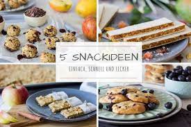 Für anfänger oder backen mit kindern sind sie ideal! 5 Snacks Fur Kinder Schnelle Einfache Rezepte