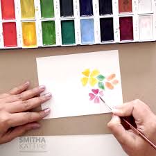 Maybe you would like to learn more about one of these? Watercolor Flowers Easy Video Tutorial Smiling Colors