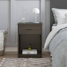 They are so easy to work with. Mainstays 1 Drawer Nightstand With Power Espresso Walmart Com Walmart Com