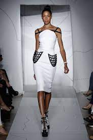 Chromat Ss15 Runway Show Now Available For Preorder 3d Printed Pocket Skirt Http Chromat Co Collections Ss15 Form Fashion Fashion Design Fashion Network
