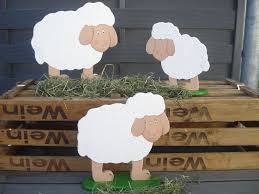 Niedliches Schaf Schafe Basteln Fensterdeko Weihnachten Kreativ