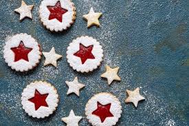 Combine butter, powdered sugar and egg yolk in bowl. Jelly Christmas Linzer Cookies Star With Strawberry Jam Homemade Ginger Cakes On Green Background Top View Flat Lay Traditional Austrian Christmas Dessert Copy Space Stock Photo Adobe Stock