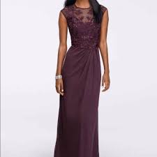 Emma Street Dresses Emma Street Mother Of The Bride Dress In Eggplant Poshmark