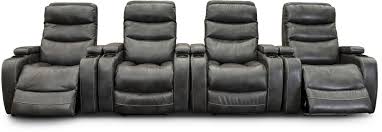 Dan cream power reclining sofa w/console $ 1,299. Must Have Slate Gray 4 Piece Power Home Theater Seating Cinema From Cheers Manwah Accuweather Shop