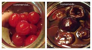 Bring 1/3 cup water, 1/3 cup sugar, 1 cinnamon stick, 1/4 tsp ground nutmeg, 1/2 vanilla bean (scraped), 1 1/2 tbsp lemon juice to a simmer. Homemade Maraschino Cherries The Good N Slow Way Bake This Cake