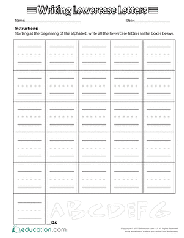 Download printable worksheets with answer key to involve kids in the . Kindergarten Letters Worksheets Free Printables Education Com