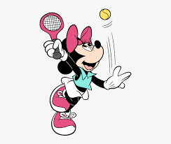 Find images in png and svg with transparent background. More Sports Clip Art Minnie Mouse Playing Tennis Clipart Free Transparent Png Download Pngkey