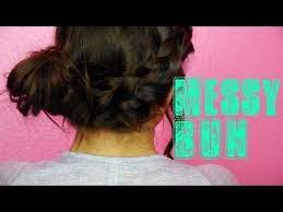 Braided Messy Bun Tutorial Video Demonstration Messy Bun With Braid Perfect Hair Hair Beauty