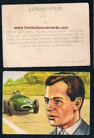 1958 Peter Collins F1 driver FHER card from Spain
