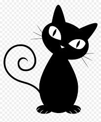 2 female kittens will brighten your lockdown blues and lift your moods. Black Cat Clipart Fotor Vector Free Library Cat Black And White Cat Drawing Hd Png Download Vhv