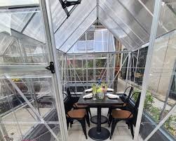 Dutch restaurant creates small greenhouse for diners to maintain social distancing. Philly Restaurants Prepare For Cold Weather Outdoor Dining With Plastic Dining Bubbles And More Eater Philly