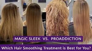 According to the keratin treatment at home reviews, this treatment from keratin research is one of the best that you can get and there are plenty of reasons behind this claim. Magic Sleek Vs Proaddiction Which Hair Smoothing Treatment Is Best For You Salon Nirvana 954