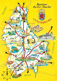 Alle karten sind gekapselte laminate für besseren schutz und haltbarkeit des produkts. Ak Ansichtskarte Luxembourg Luxemburg Carte Du Grand Duche De Luxembourg Landkarte Kat Luxembourg Nr Kb40929 Oldthing Ansichtskarten Luxemburg