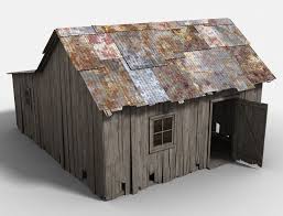 Dilapidated Wooden Shack Model The Walls And Roof Can Be Hidden For Interior Shots As Well As The Corrugated Iro Model Trains Wooden Shack Model Train Layouts