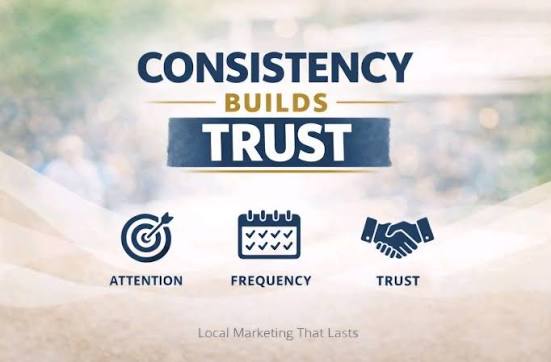 Is consistent marketing necessary for business growth?