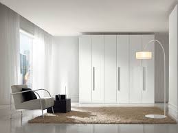 Pax hack with ikea bergsbo wardrobe doors and mirrors inserted.idea to replace sliding mirror doors. Contemporary Elegant White Lacquered Wardrobe Closet Minimalism Interior Ikea Pax Wardrobe Closet Decor